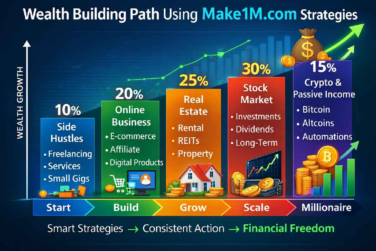Wealth Building Path Using Make1M.com Strategies
